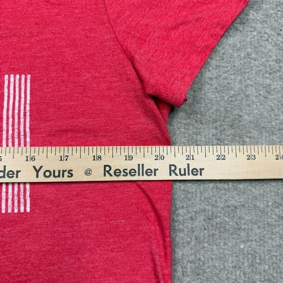 Todd Snyder x Local Pride T Shirt Womens Size 2XL XXL Red V Neck Short S… - Picture 7 of 7